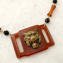 Load image into Gallery viewer, close up of focal with tiger's head