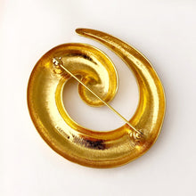 Load image into Gallery viewer, Monet 1980s swirl brooch