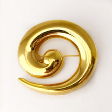Load image into Gallery viewer, Monet 1980s swirl brooch