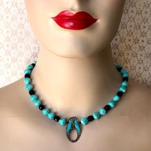 Load image into Gallery viewer, Duet - reimagined vintage necklace
